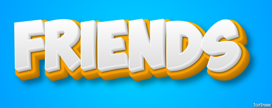 Friends Text Effect