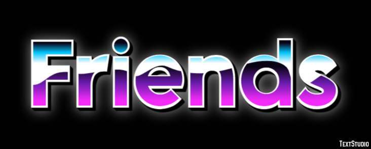 Friends Text Effect