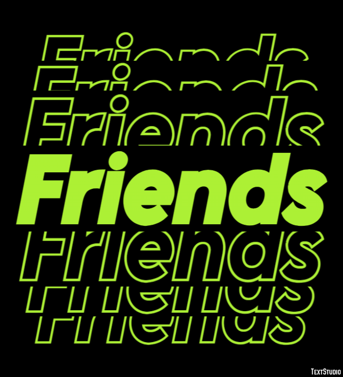 Friends Text Effect