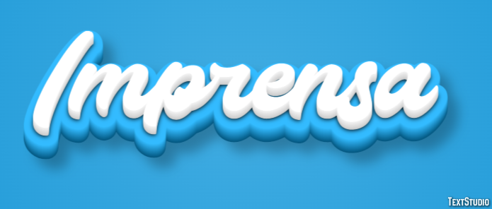 Imprensa Efecto de texto
