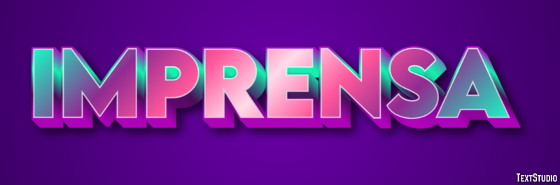 Imprensa Efecto de texto
