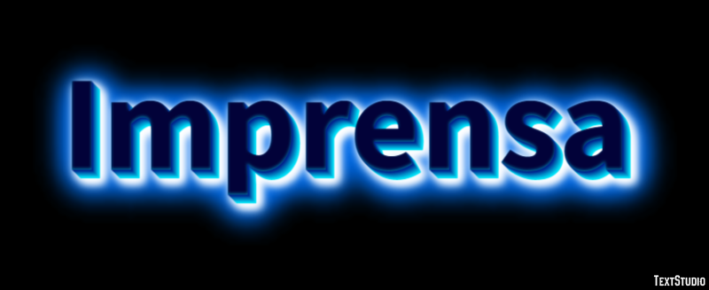 Imprensa Efecto de texto