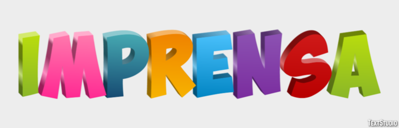 Imprensa Efecto de Texto