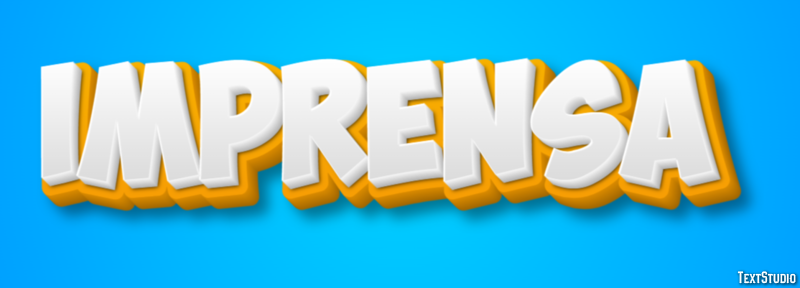Imprensa Efecto de texto