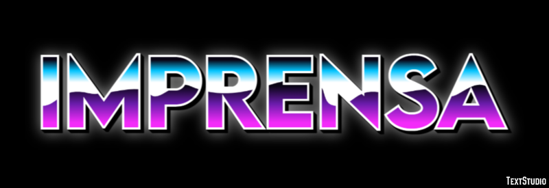 Imprensa Efecto de texto