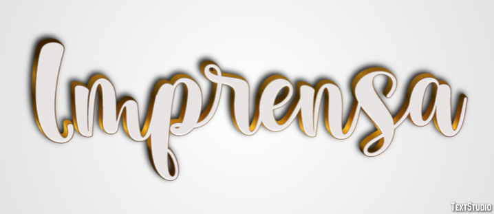 Imprensa Efecto de texto