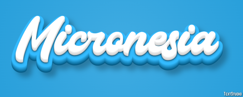 Micronesia Text Effect