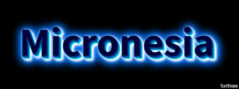Micronesia Text Effect