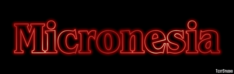 Micronesia Text Effect