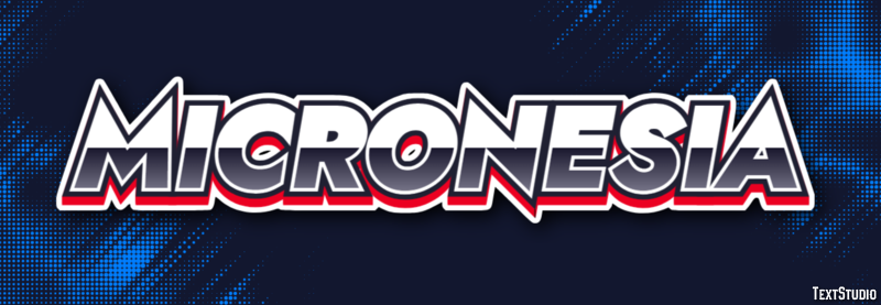 Micronesia Text Effect