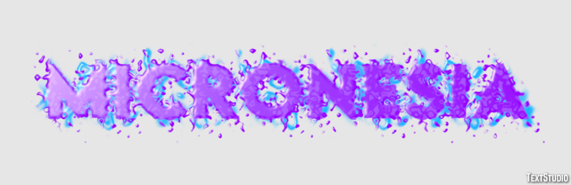 Micronesia Text Effect