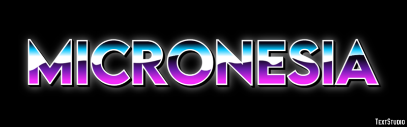 Micronesia Text Effect