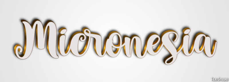 Micronesia Text Effect