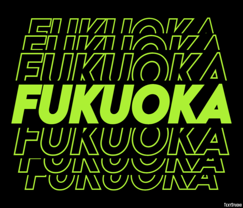 Fukuoka Efekt tekstowy