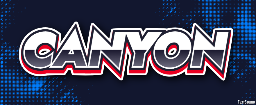 Canyon Text Effect