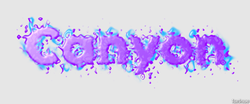 Canyon Text Effect