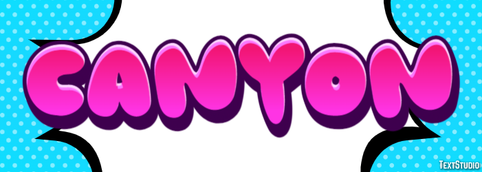Canyon Text effect