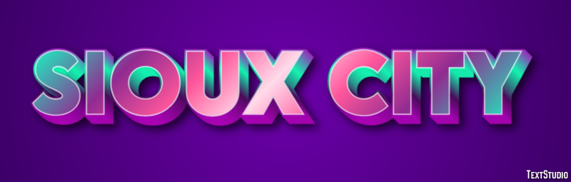 Sioux City Text Effect