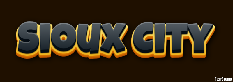 Sioux City Efecto de Texto