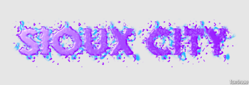 Sioux City Effet de Texte