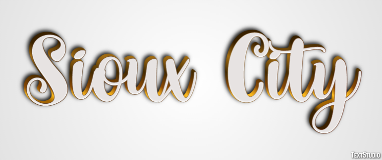 Sioux City Efecto de Texto