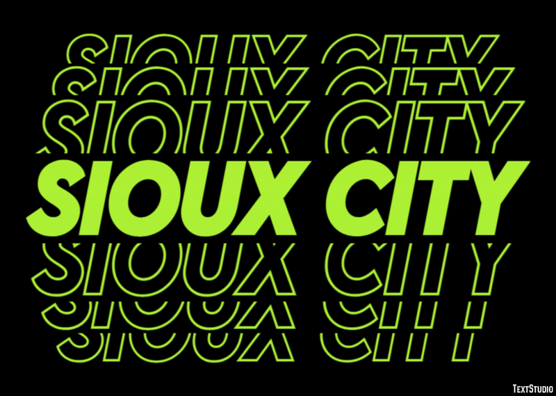 Sioux City Efekt tekstowy