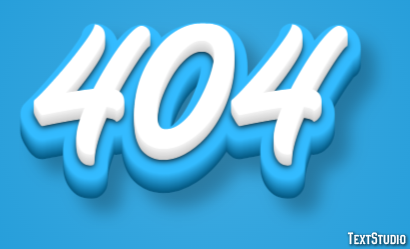 404 Efecto de texto
