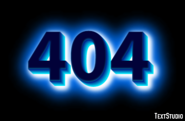 404 Efecto de Texto
