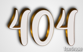 404 Efecto de texto