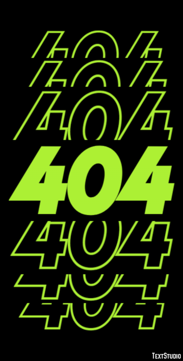 404 Efecto de Texto