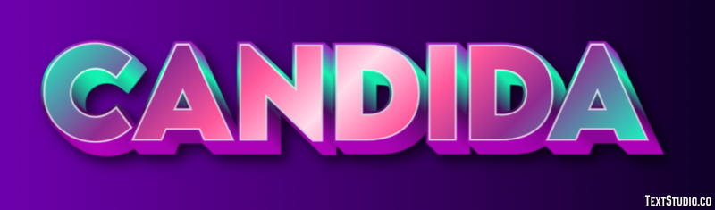 Candida Text Effect