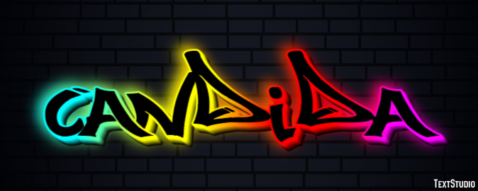 Candida Text effect