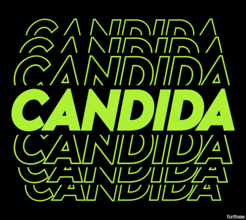 Candida Text Effect