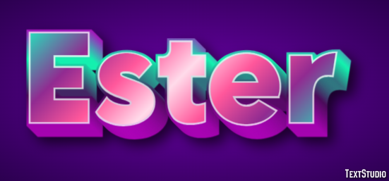 Ester Text effect