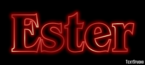 Ester Text effect
