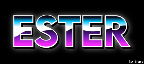 Ester Text effect