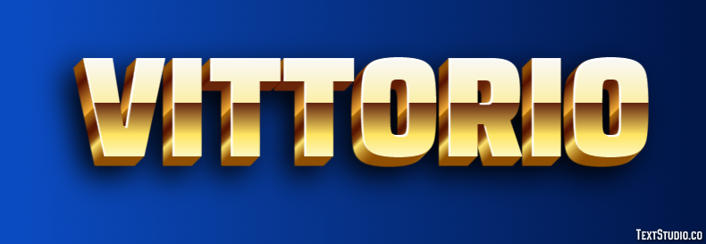 Vittorio Tekst effect