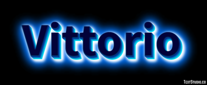 Vittorio Tekst effect