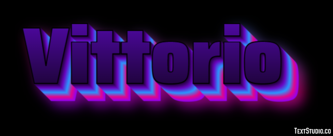 Vittorio Tekst effect