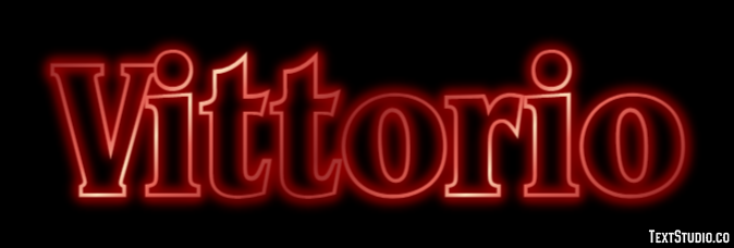 Vittorio Tekst effect
