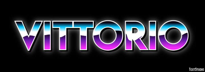 Vittorio Tekst effect