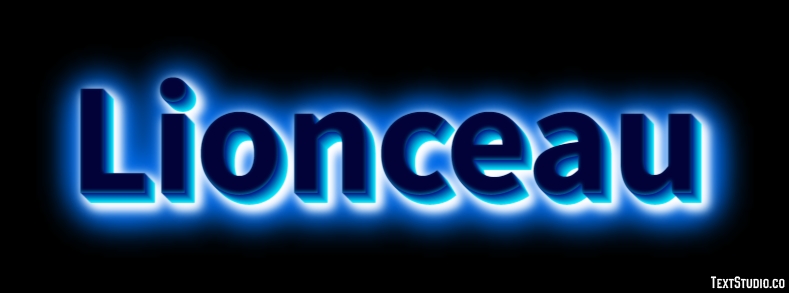 Lionceau Effet de Texte