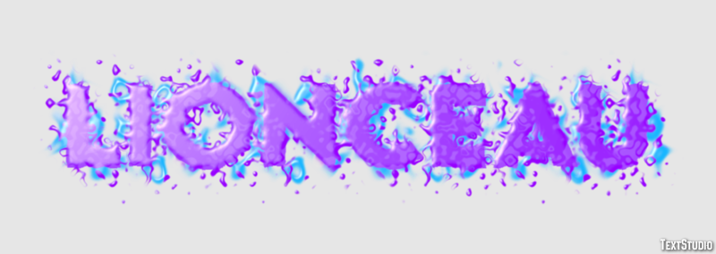 Lionceau Efeito do texto