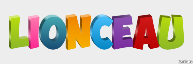 Lionceau Effet de Texte