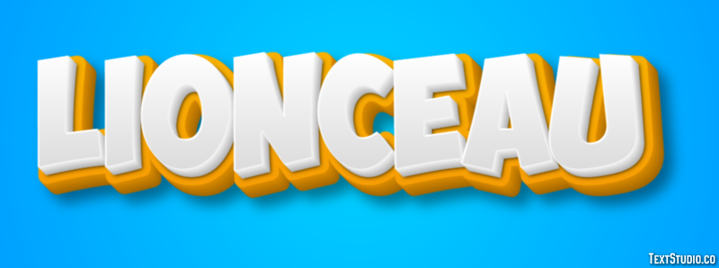 Lionceau Efeito do texto