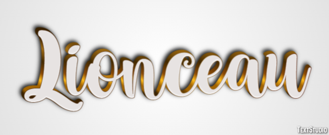 Lionceau Efeito do texto