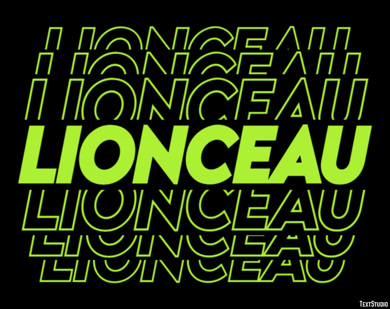 Lionceau Efeito do texto