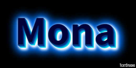 Mona Текстовый эффект