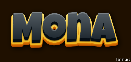 Mona Текстовый эффект
