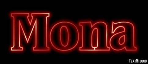 Mona Текстовый эффект